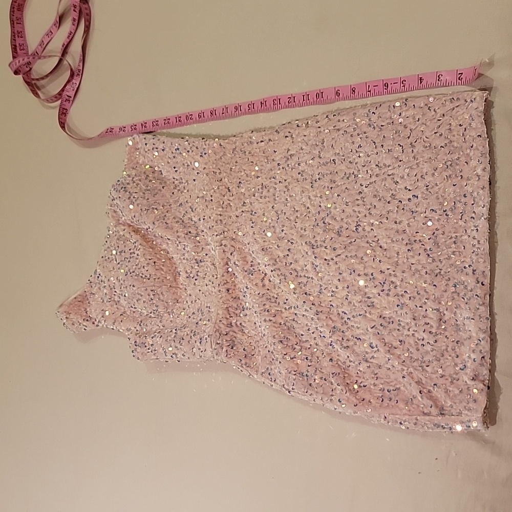 No label irredecent pink formal dress